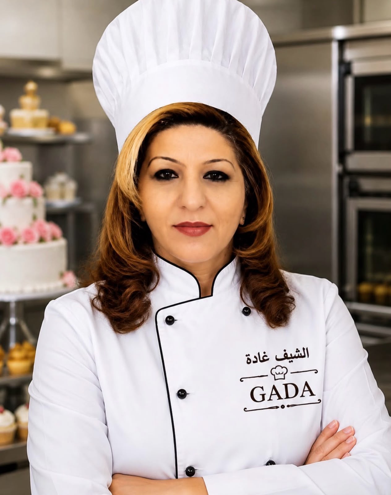 Chef Gada in ihrer Patisserie